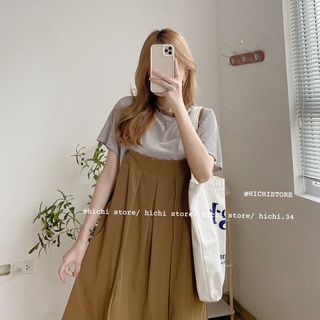 Sét yếm xếp ly + áo kẻ