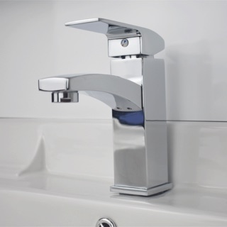 VÒI CHẬU RỬA MẶT NÓNG LẠNH (LAVABO) VUÔNG MẠ CROM