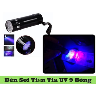 Đèn UV Soi Tiền ,Đèn UV 9 Bóng Sấy Keo UV