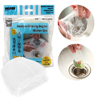 100 Túi Lưới Lọc Rác Chậu Rửa Tiện Lợi, Vệ Sinh