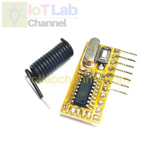 Module thu RF RXC6 433Mhz học lệnh