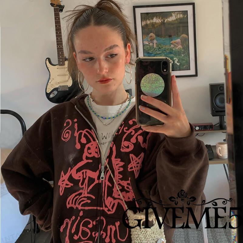 Áo Khoác Nữ Dài Tay Có Mũ Thời Trang Hàn