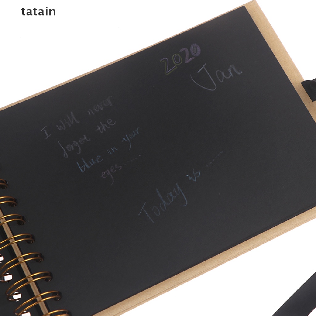 Photo Albums 80 Black Pages Memory Books A4 Craft Paper DIY Scrapbooking Picture CVX