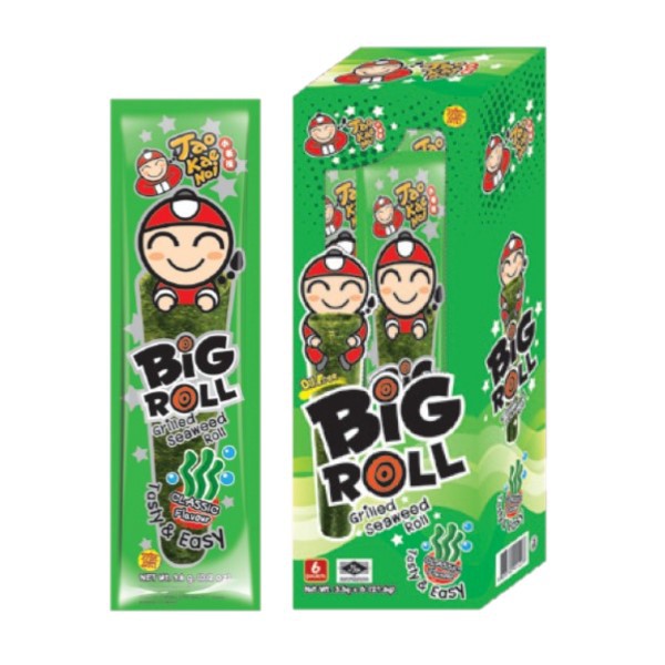 (5 vị) Rong biển Big Roll gói 3gr (Hộp 6 gói)