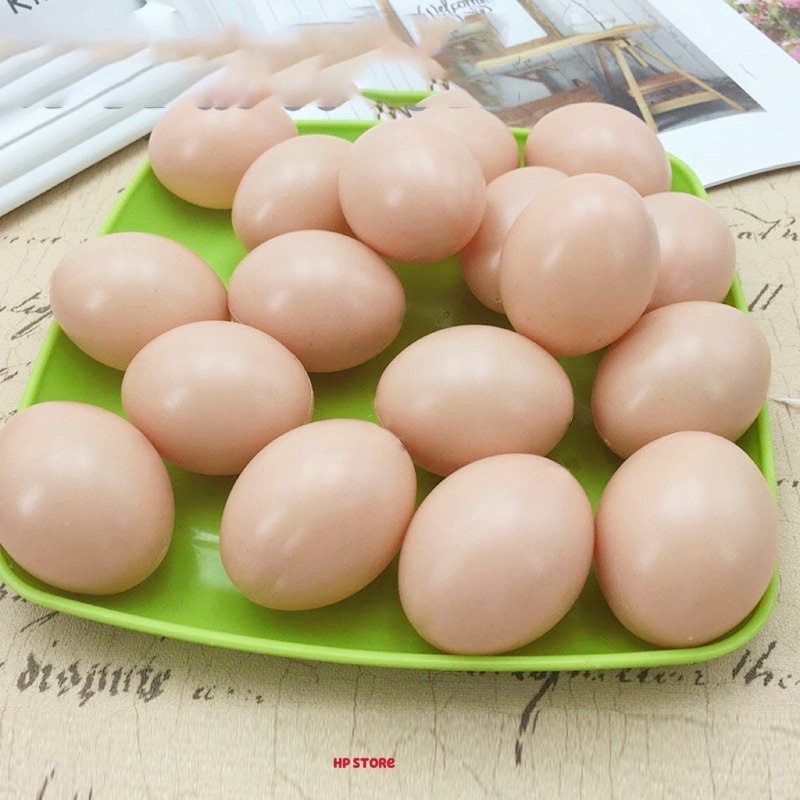 Túi Trứng Gà Giả 10 Trái Nhựa ABS Hàng Đẹp Bền Đồ Chơi Bé Trai Bé Gái