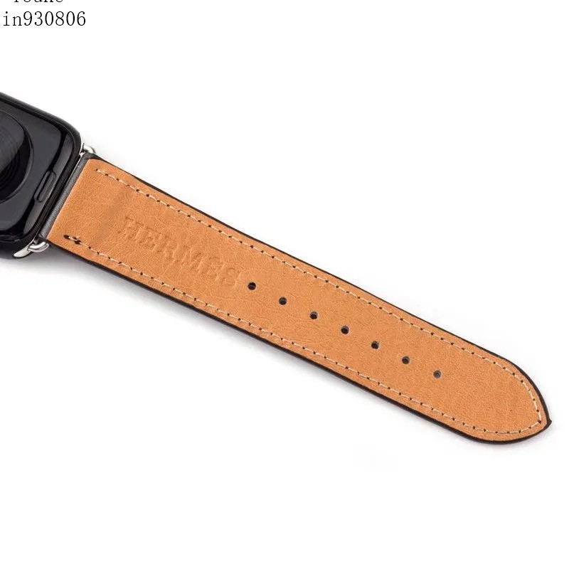 Hermès Dây đeo da Hermes 38 / 40 / 42 / 44MM cho đồng hồ Apple Watch 1 / 2 / 3 / 4 / 5 / 6 / 4 / 5 / 6 / 3