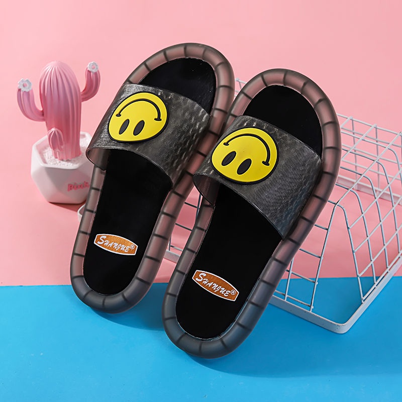 Giày Thể Thao Chống Trượt Có Đèn LED Dạ Quang Hình Mặt Cười Phiên Bản Nâng Cấp Cho Người Lớn Và Trẻ Em Mặc Trong Nhà Và Ngoài Trời