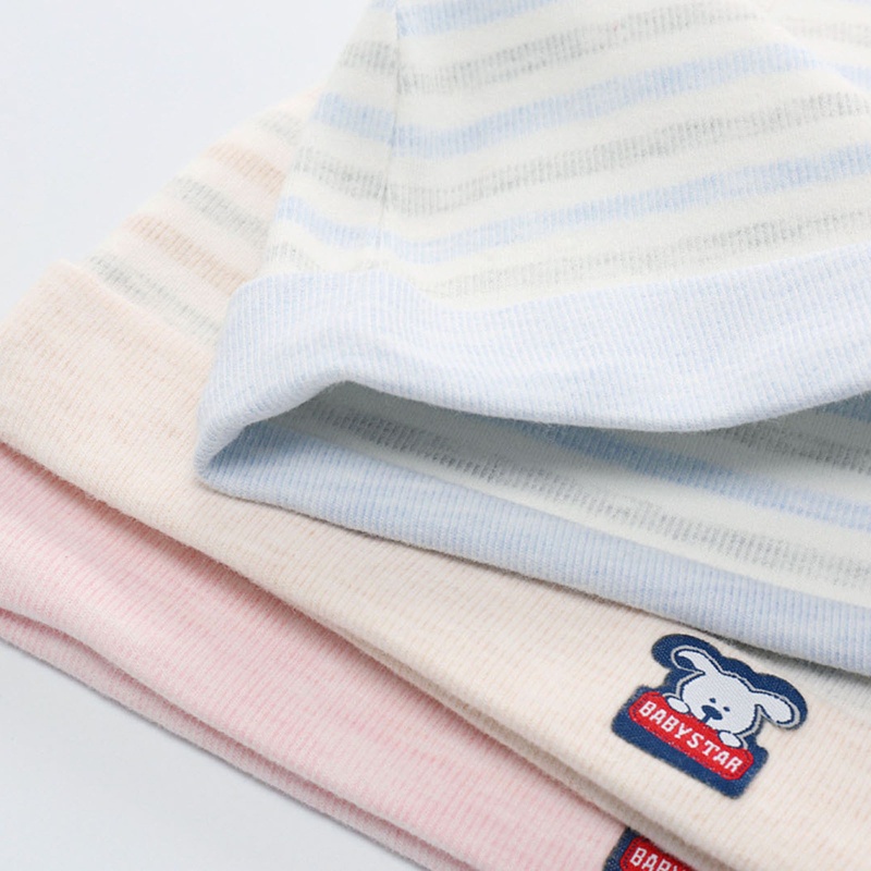 Mũ Beanie Vải Mềm Dễ Thương Cho Bé Sơ Sinh 0-6 Tuổi