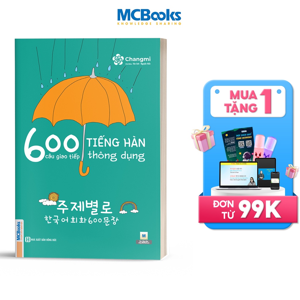 Sách - 600 Câu Giao Tiếp Tiếng Hàn Thông Dụng Dành Cho Người Tự Học