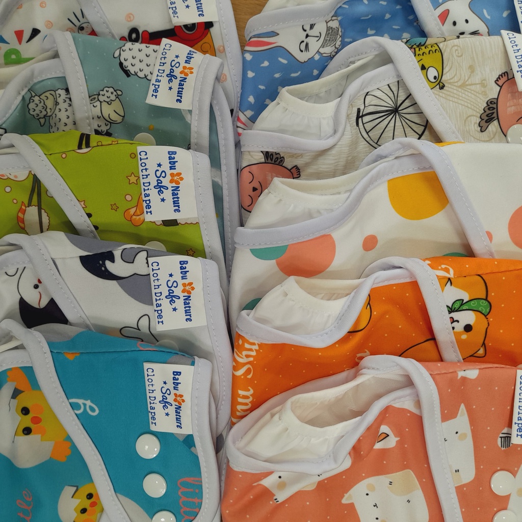 Combo 2-10 BỘ bỉm vải Babu nature size M,L ngày