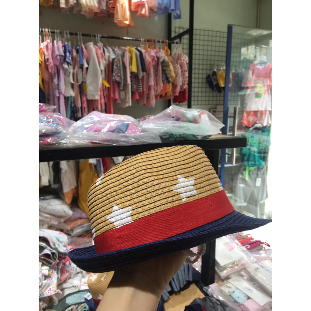 Mũ cói xuất dư HM cho bé