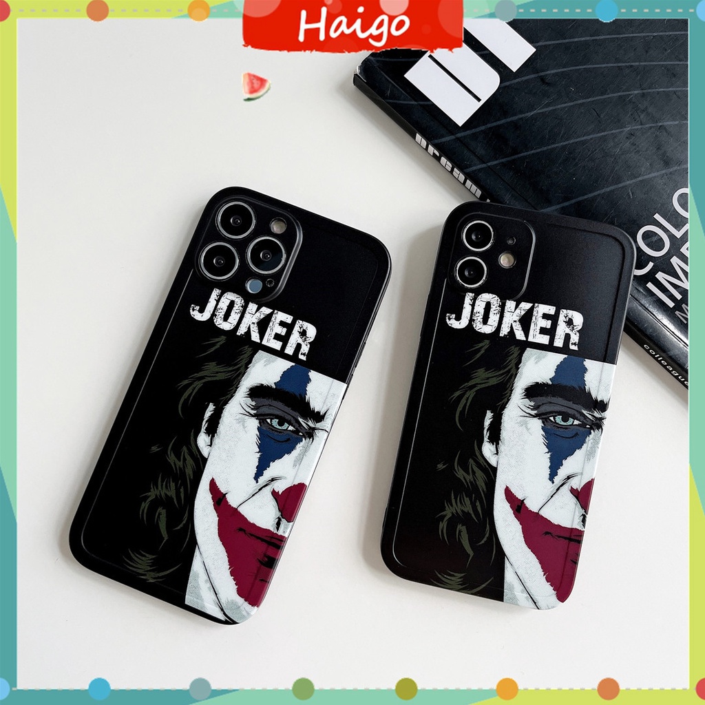 Ốp điện thoại nhựa cứng in hình chú hề Joker #HG4850 cho iPhone13 12 Mini 11 PRO MAX 6/6s 7/8plus SE2 X/XS XR XSMAX