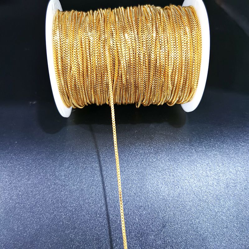 Dây Chuỗi Túi Đồng 1m diy Màu Vàng Đồng Siêu Mịn Chịu Nhiệt Độ Cao Làm Phụ Kiện Trang Sức diy