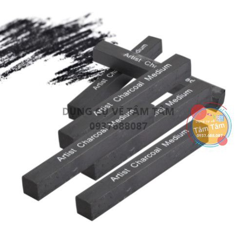 [ TÂM TÂM ]-Than vuông, Than thỏi, than nén, Charcoal stick-
