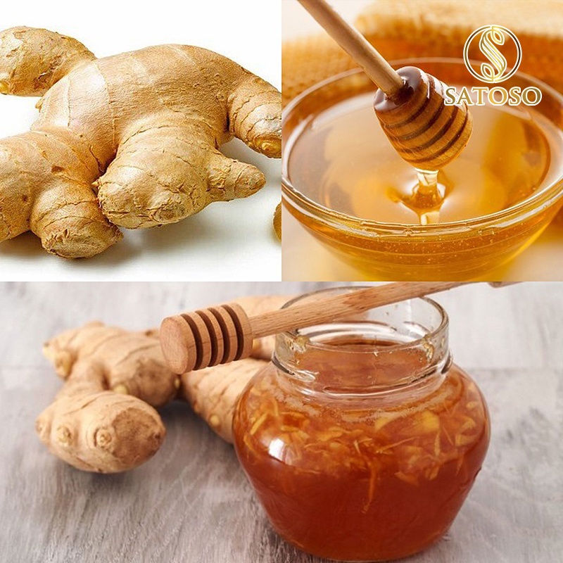 Mật ong lên men gừng nghệ tốt cho tiêu hóa đẹp da SATOSO SA139