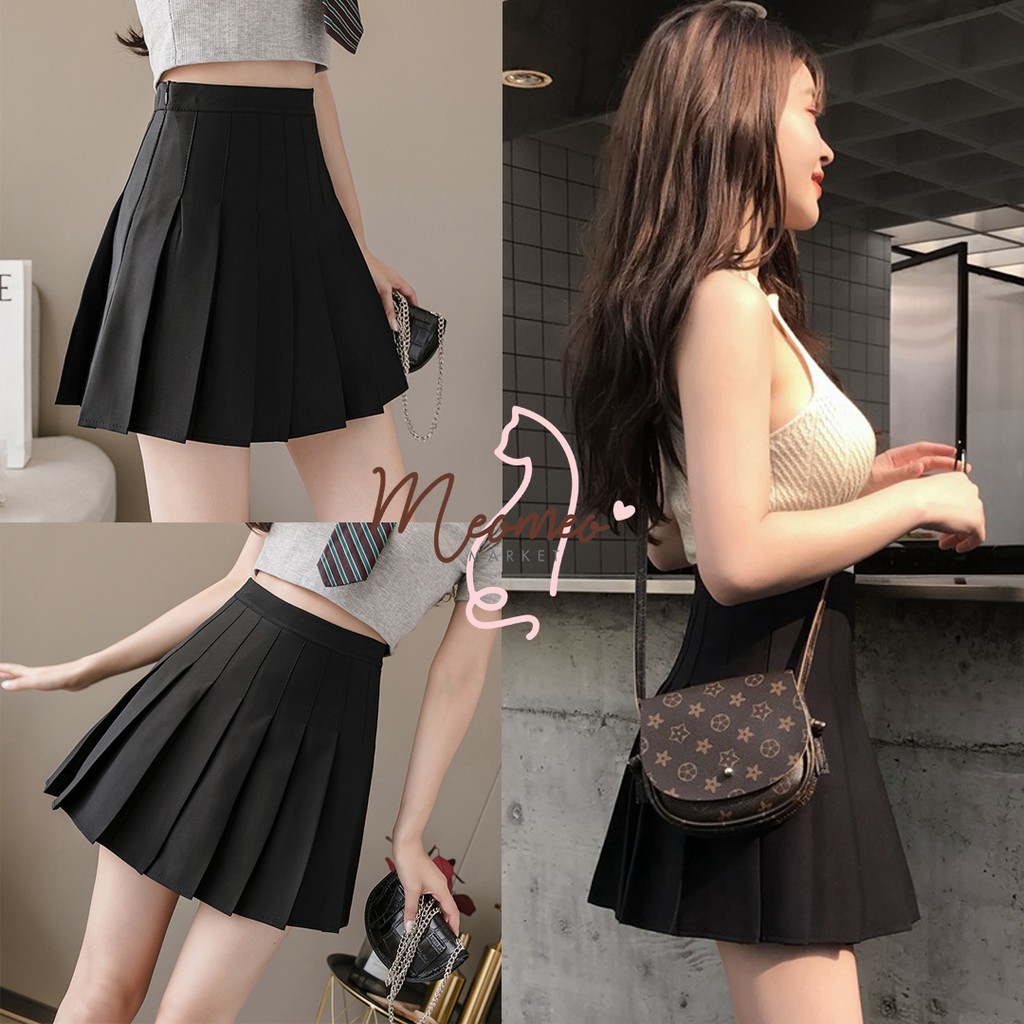 Chân Váy Xòe Xếp Ly Ngắn - Chân Váy Tennis Xếp Ly Cạp Cao Hàn Quốc Có Quần Bảo Hộ Bên Trong Cực Đẹp | BigBuy360 - bigbuy360.vn