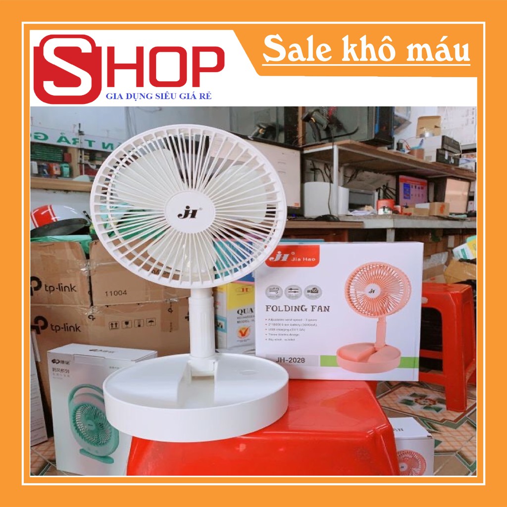 QUẠT SẠC TÍCH ĐIỆN JH - 2028 ( SIÊU GIÁ RẺ ) | BigBuy360 - bigbuy360.vn