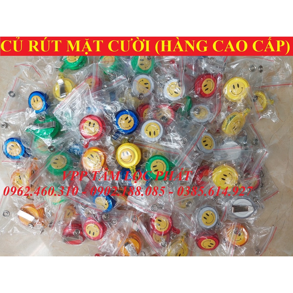 DÂY ĐEO THẺ NHÂN VIÊN, HỌC SINH , CỦ RÚT MẶT CƯỜI, KẸP THẺ SẮT, KẸP THẺ NHỰA