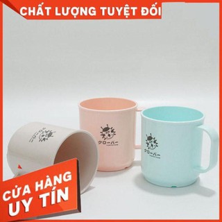 [FREESHIP❤️] Cốc nhựa uống nước không nắp 350ml No 331 ,Cốc đánh răng có quai cầm cao cấp