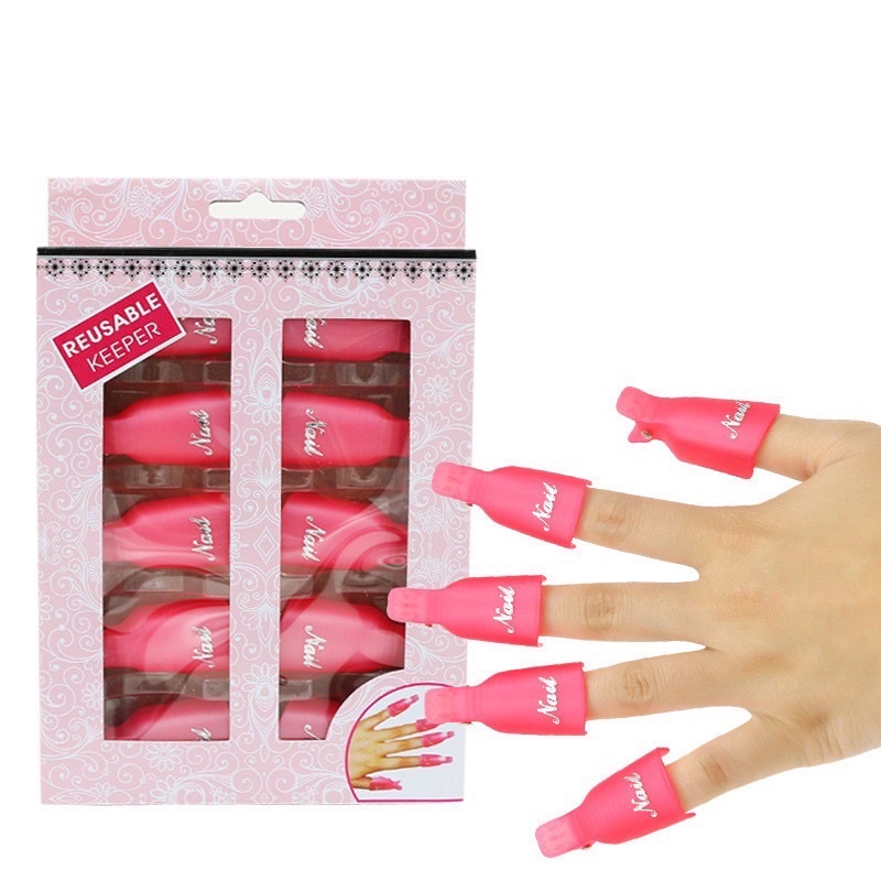 kẹp ủ phá gel tay. ( túi 10 chiếc )