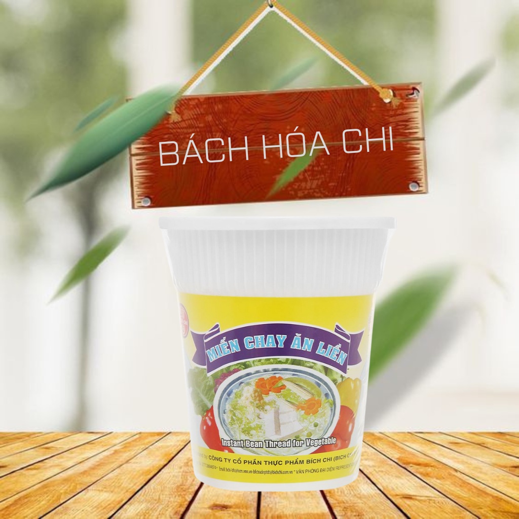 Thùng 24 ly miến chay Bích Chi 50g
