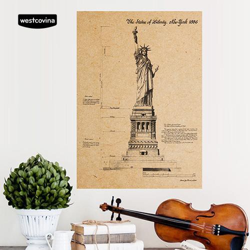 Đề can dán tường hình giấy viết kiểu cũ