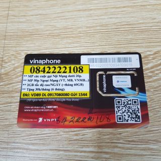 Sim số đẹp tứ quý giữa Vinaphone 10 list 2