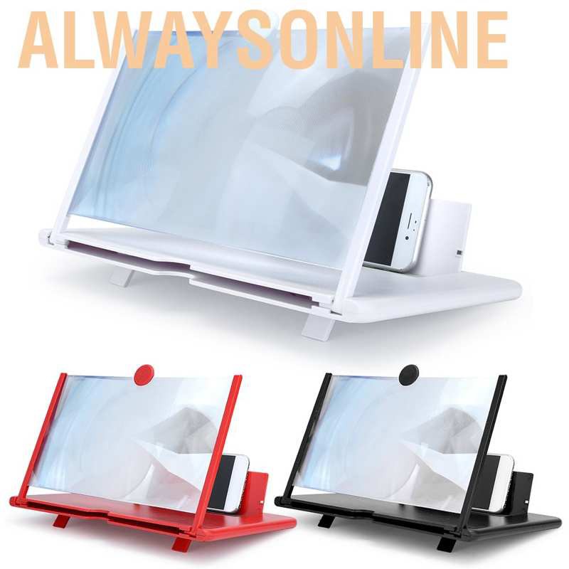 Kính Phóng Đại Màn Hình Hd 12 Inch 3d Thiết Kế Thời Trang Có Thể Điều Chỉnh Khoảng Cách