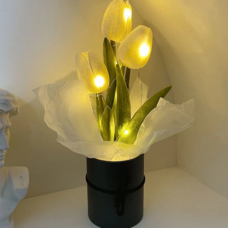 Hộp Đựng Hoa Tulip Xinh Xắn Làm Quà Tặng Sinh Nhật Ý Nghĩa