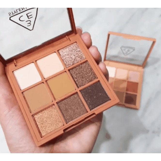 (AUTH, TEM HIDDEN TAG) Bảng Phấn Mắt 9 Màu 3CE Multi Eye Color Palette #Plot Twist
