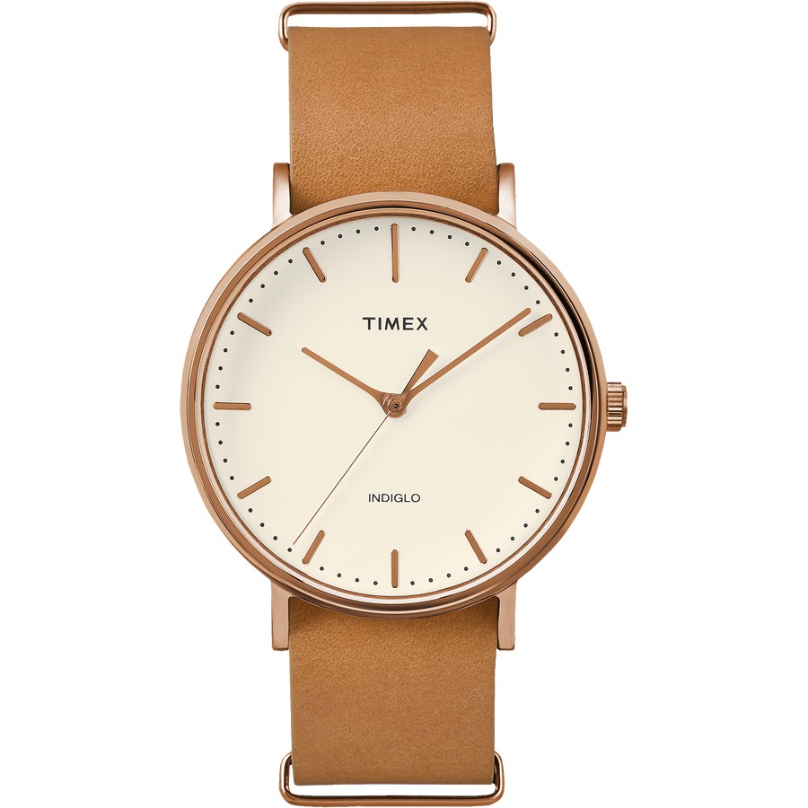 Đồng Hồ Unisex Dây Da Timex TW2P91200