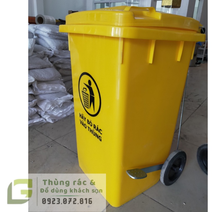 Thùng rác nhựa 120l