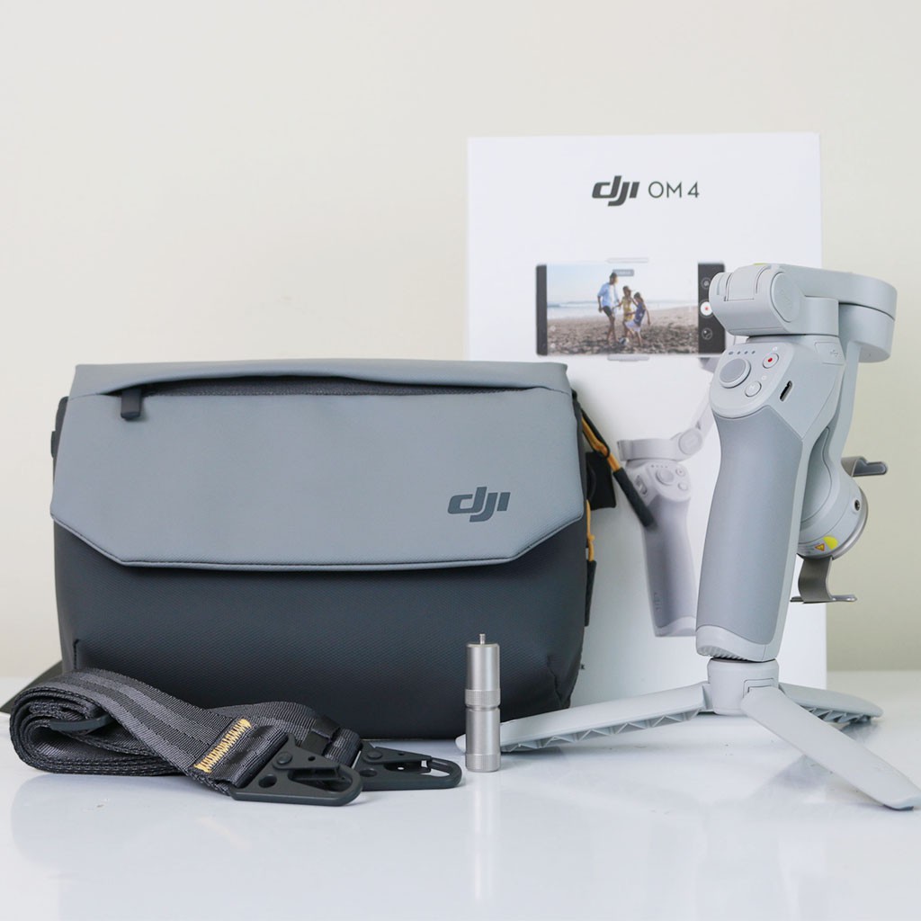 KÈM TÚI ĐEO - Gimbal chống rung DJI OM4, Tay cầm chống rung cho điện thoại DJI Osmo Mobile 4 - Bảo hành 12 tháng | BigBuy360 - bigbuy360.vn