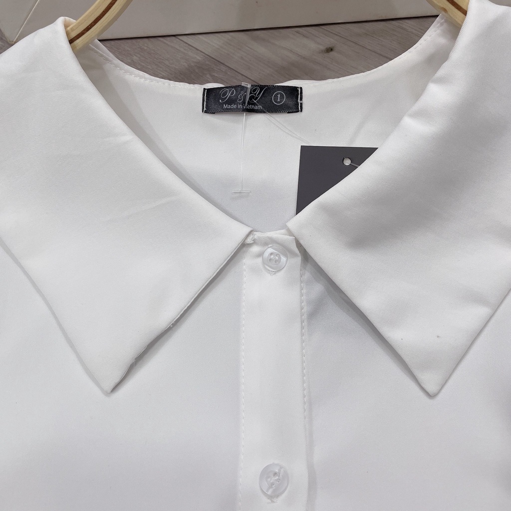 Áo Sơ Mi Nữ Tay Dài Bigsize Phom Rộng,Thích Hợp Mặc Đi Làm Đi Học Đi Chơi MÃ AT5