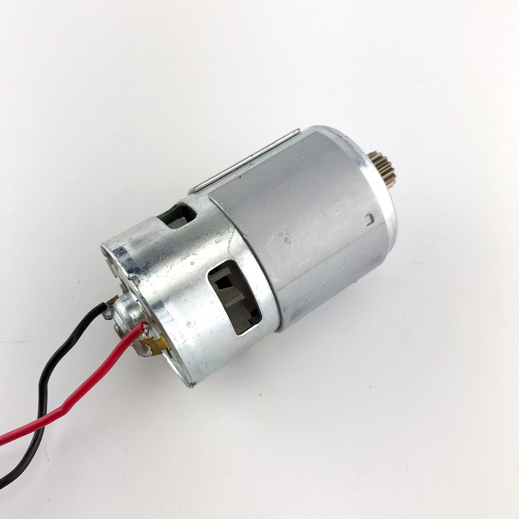 Motor 775 18v 16 răng kèm công tắc điều tốc và chân gài pin cho máy khoan 13mm chân Makita 18v