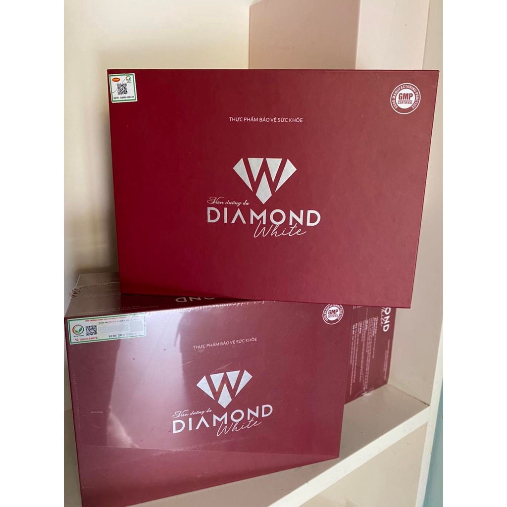1 TẶNG 1 - Viên dưỡng trắng da Diamond White Ngọc Trinh - tem code