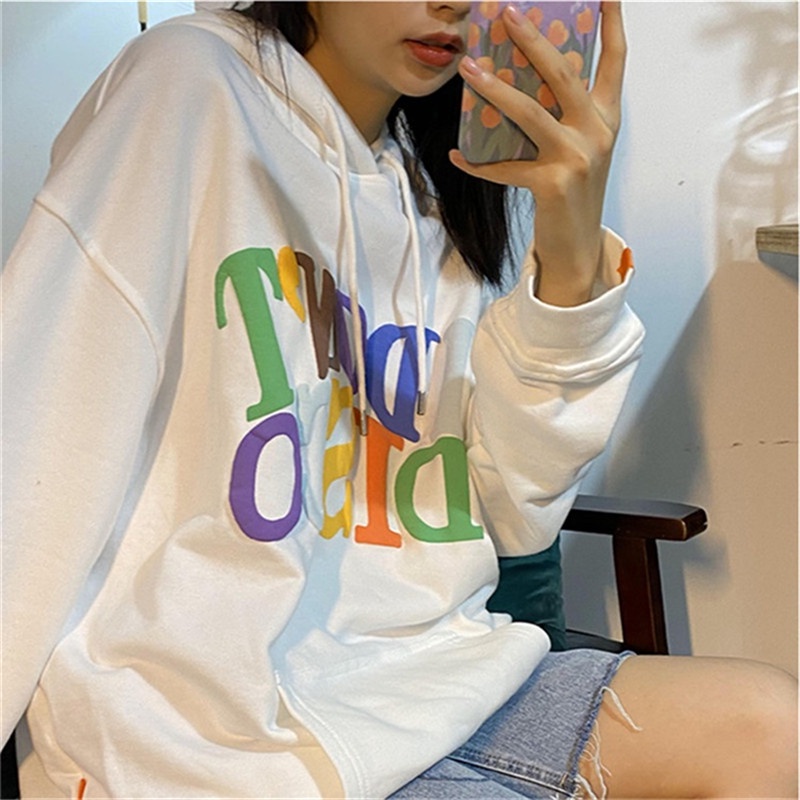 NRVP Mới Áo Hoodie Dáng Rộng Phong Cách Hàn Quốc 2021