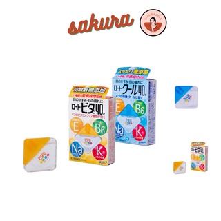 Nước Nhỏ Mắt Rohto Vita 40 Nhật Bản 12ml Rohto Nhật Vitamin hỗ trợ chống mỏi mắt chống cận Sakura