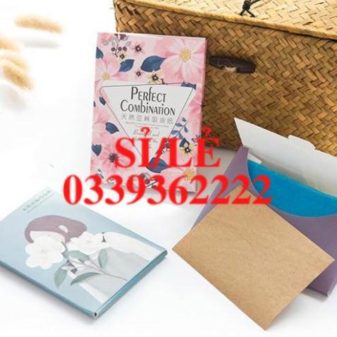 [ HAIANHSHOP ] [Gói 50] Giấy Thấm Dầu Da Mặt - Giấy Thấm Dầu Hàng Nội Địa Trung Duashop &gt;