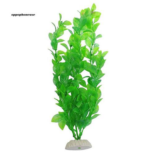 1 Cây Cảnh Nhân Tạo Màu Xanh Lá Cây Trang Trí Bể Cá