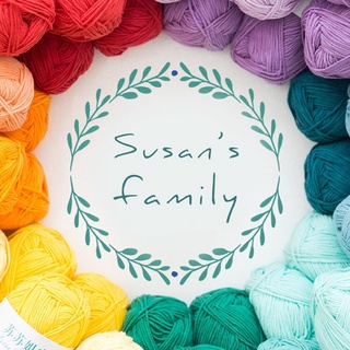 ❤len susan’s family 4 -freeship - len đan móc - len susan 4