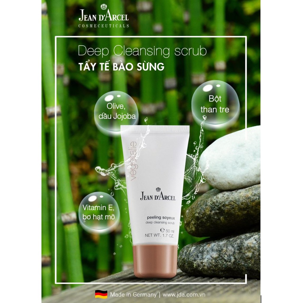 ✅[Siêu Cấp Chính Hãng] Kem dạng hạt làm sạch tế bào sừng Jean D’Arcel Deep Cleansing Scrub_50ml