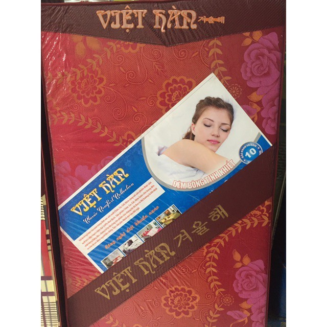 Đệm bông ép cao cấp Việt hàn kt ( 1m8× 2m) đủ mọi độ dày