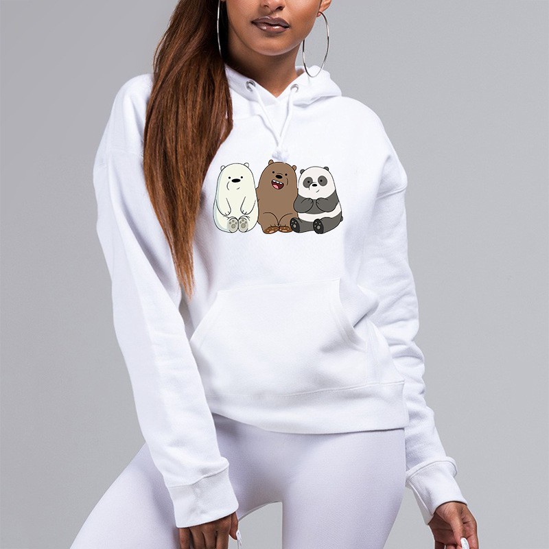 thebagicshop Áo khoác Hoodie form rộng sweater nỉ Ulzzang 3 chú gấu Hot trend Thời Trang Thu Đông siêu đẹp thebagicshop | BigBuy360 - bigbuy360.vn