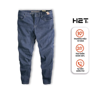 Quần Jeans Nam H2T RE-TURNER PREMIUM DENIM Ống Suông Đứng, Vải Co Giãn Nhẹ 1517