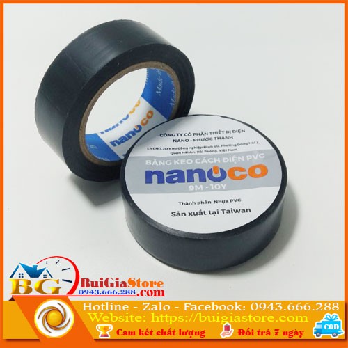 Băng dính điện Nanoco 18mmx10ya