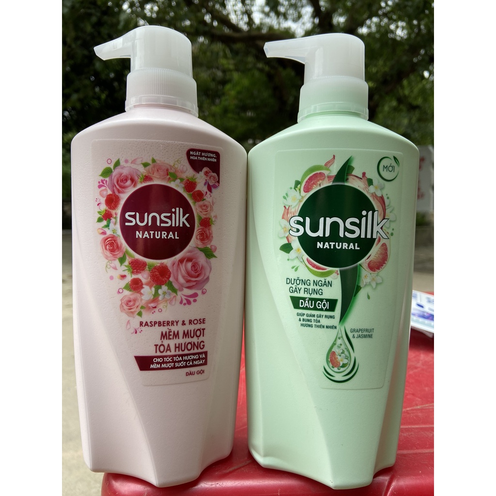 DẦU GỘI SUNSILK NATURAL MỀM MƯỢT TOẢ HƯƠNG 650g