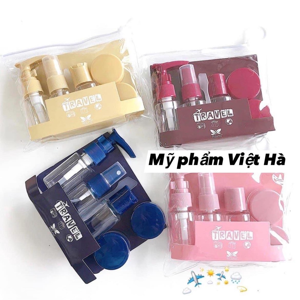 Bộ chiết mỹ phẩm cá nhân 7 món tiện dụng cho chuyến du lịch hoặc công tác
