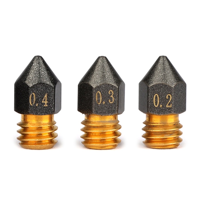 Vòi Phun MK8 Bằng Thép 1 75mm 0 2-1 0m Dành Cho Máy In 3D