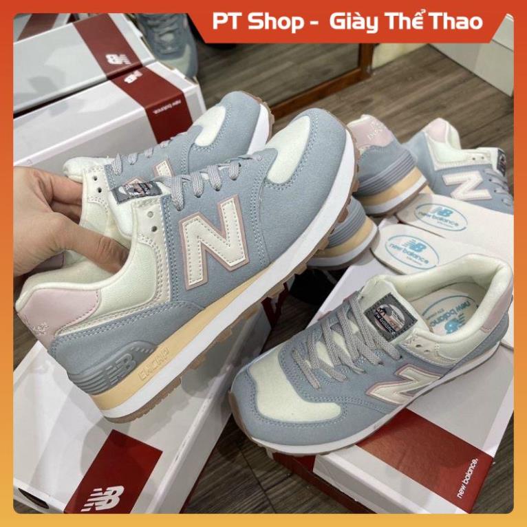 [FreeShip+ Hàng Tốt] Giày Thể Thao sneaker NB 574 xám xanh Bayby